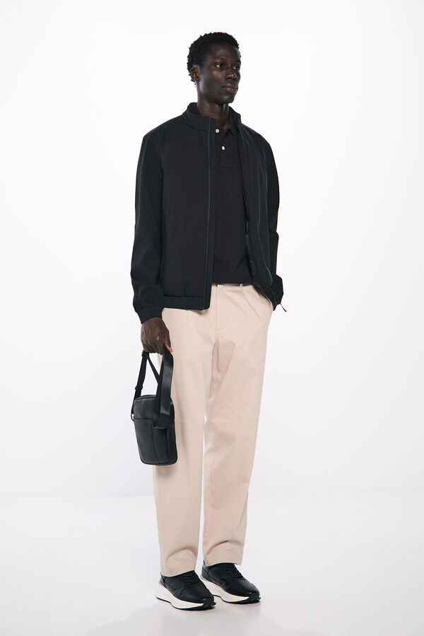 Springfield Chaqueta acolchada combinada negro