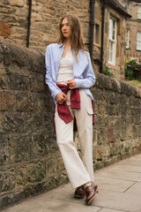 Springfield Pantal&oacute;n cargo algod&oacute;n beige