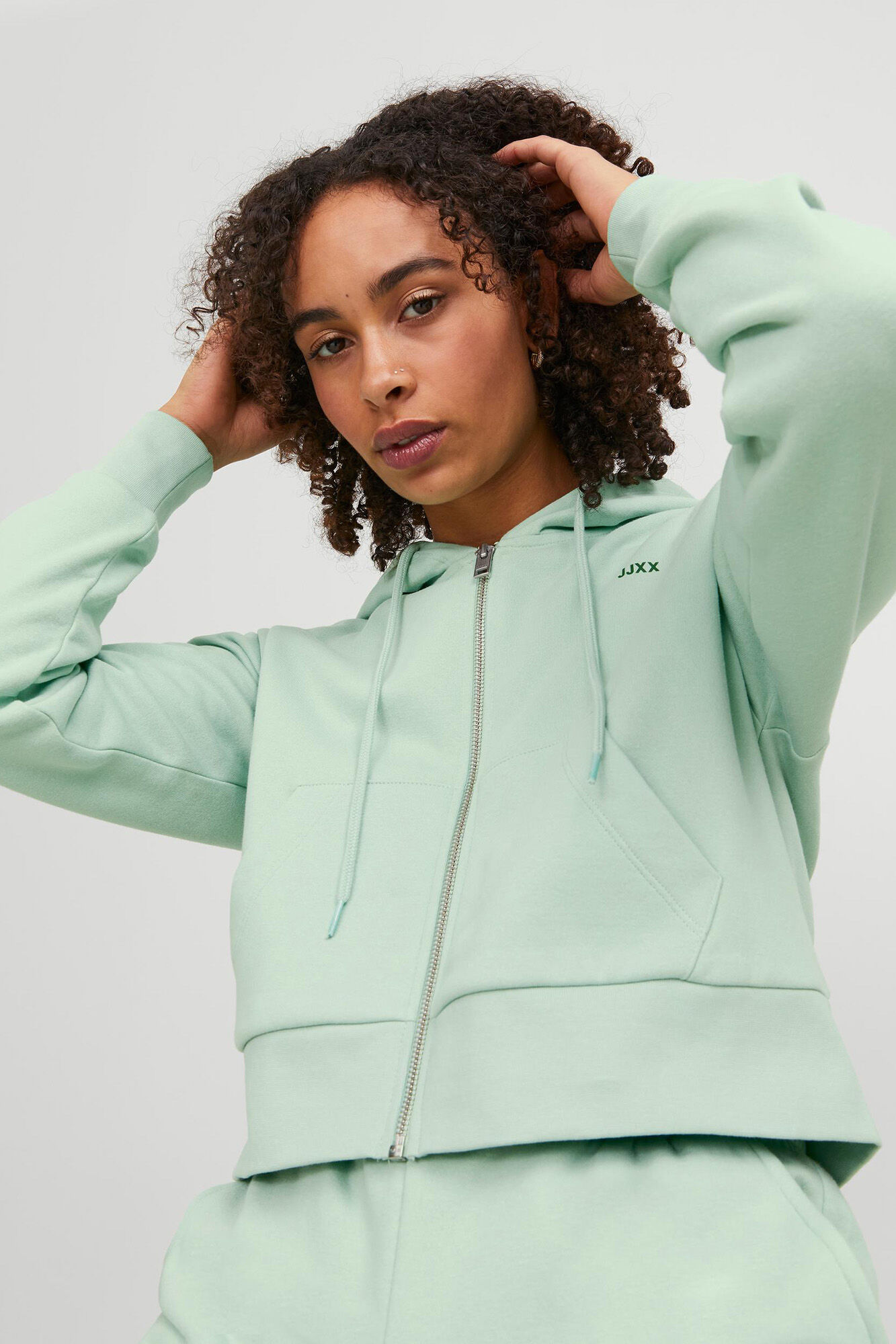 Jack & Jones Sweatshirt crop com capuz