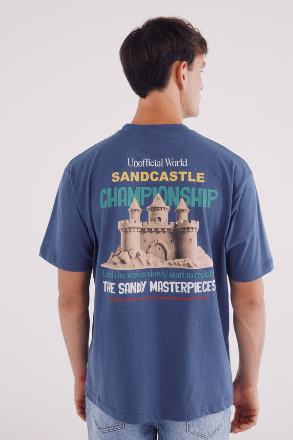 Springfield Camiseta Castelo de Areia azul