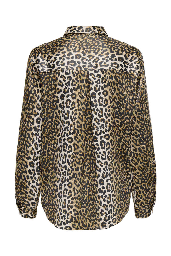 Only camisa de cetim cru