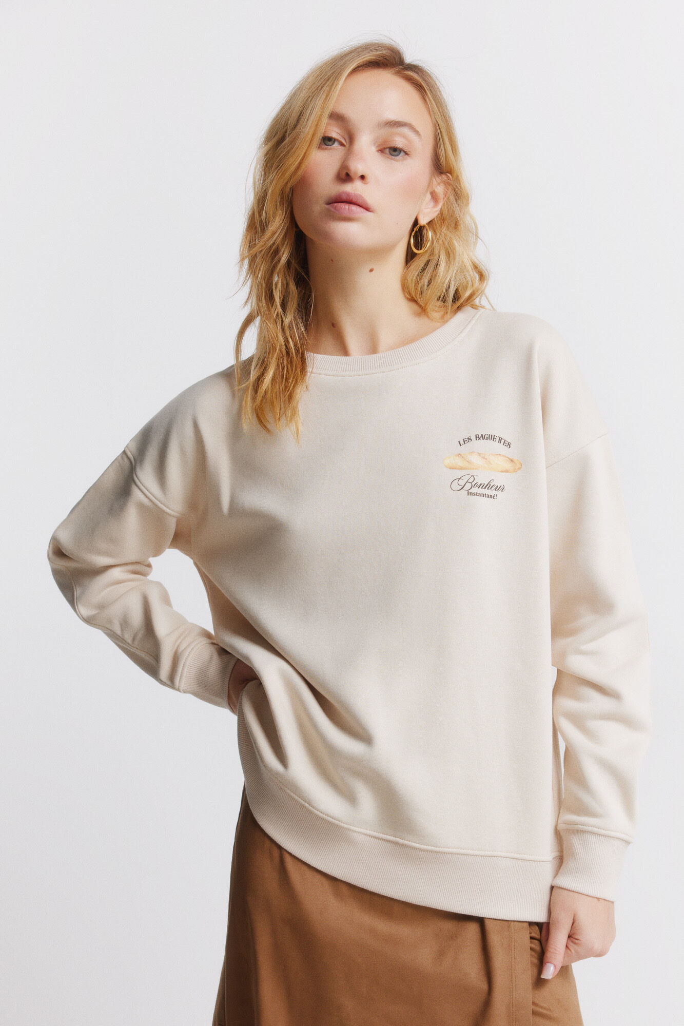 Springfield Sweatshirt Caf&eacute; boheme