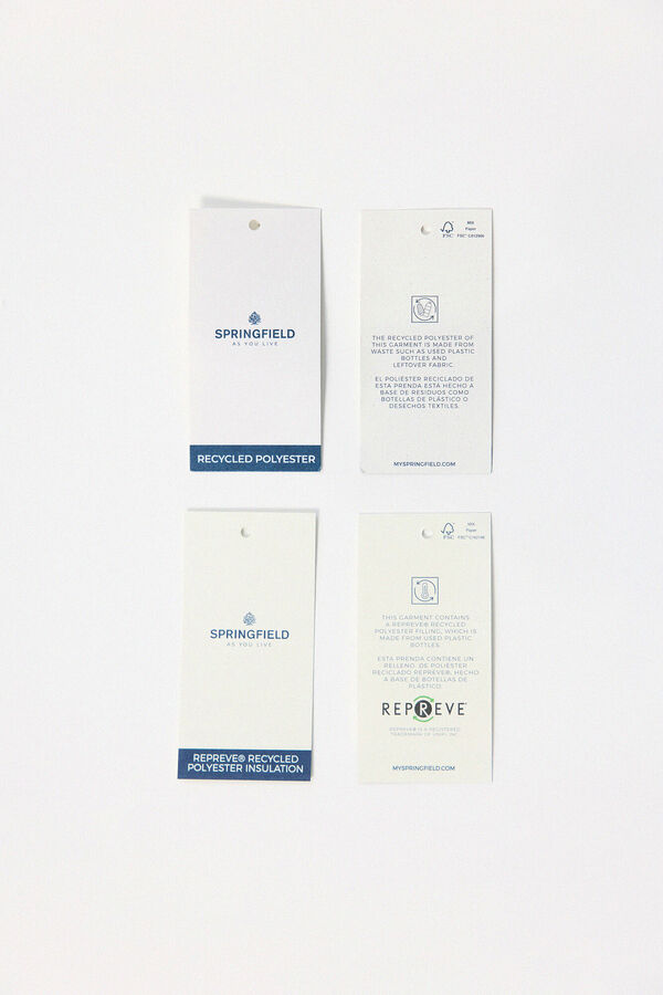 Springfield Bomber combinada varsity cuadros azul