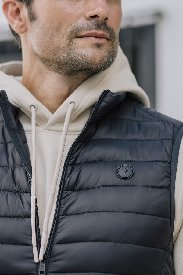 Celopman Colete Acolchoado preto