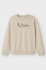 Name it Sweatshirt de menina bege