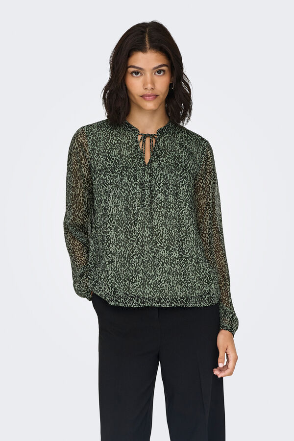 JDY Blusa de manga comprida cinzento