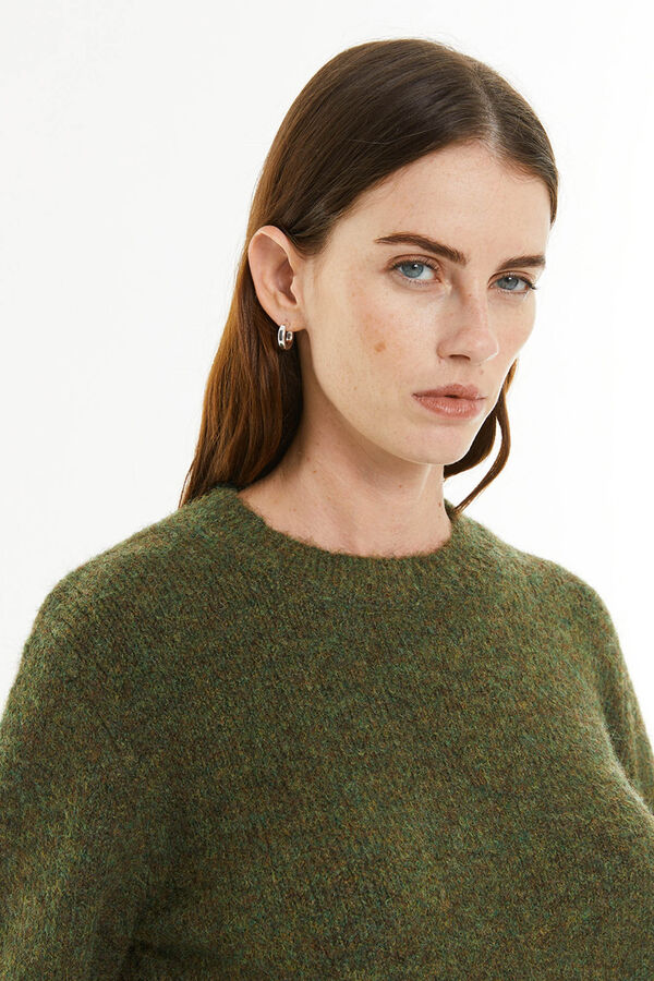 System Action Jersey cuello redondo verde