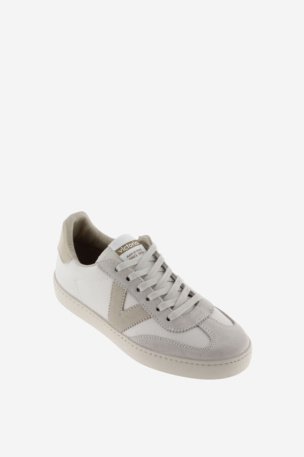Victoria Zapatillas piel gris