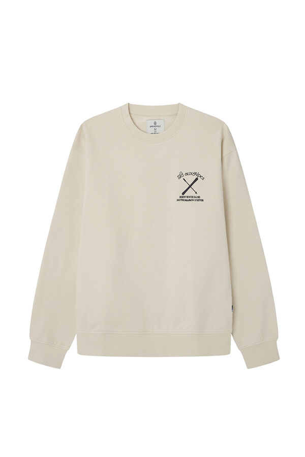 Springfield Sudadera ski aux Alpes blanco