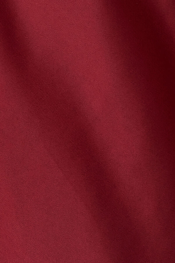Koton Saia midi de saia regular com cintura padr&atilde;o vermelho