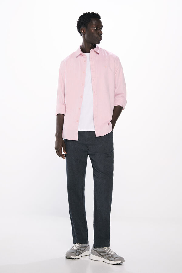 Springfield Camisa estructura naranja