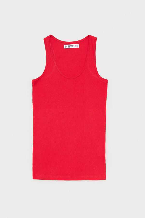 Inside Camiseta B&aacute;sica Nadadora rojo