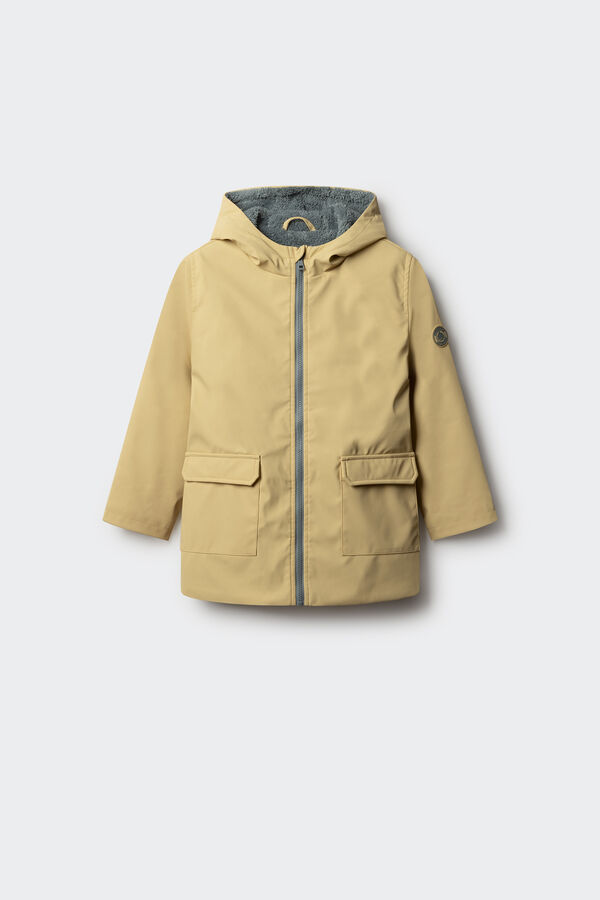 Springfield Kids Parka amarelo pastel para crian&ccedil;a amarelo