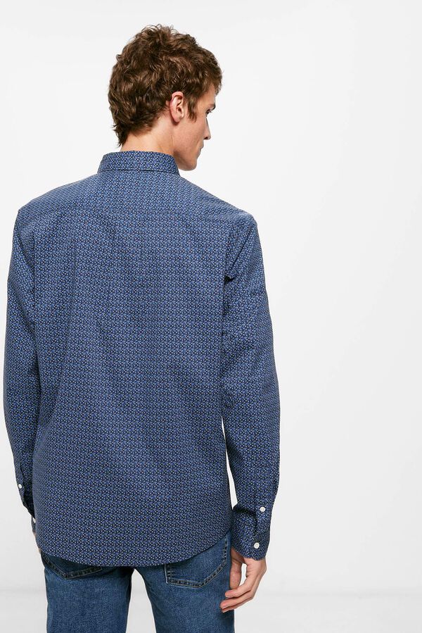 Springfield Camisa estampada azul