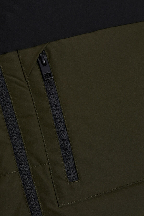 Jack & Jones Casaco acolchoado capuz verde