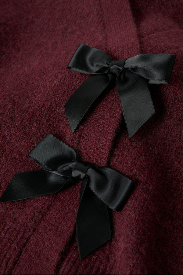 Name It C&aacute;rdigan con lazo de ni&ntilde;a morado/lila