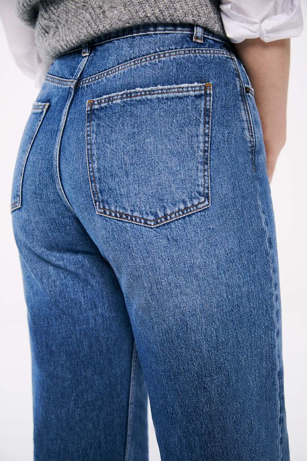 Springfield Jeans wide leg azul