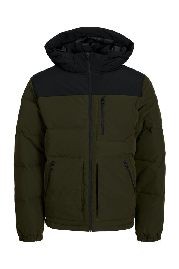Jack & Jones Casaco acolchoado capuz verde