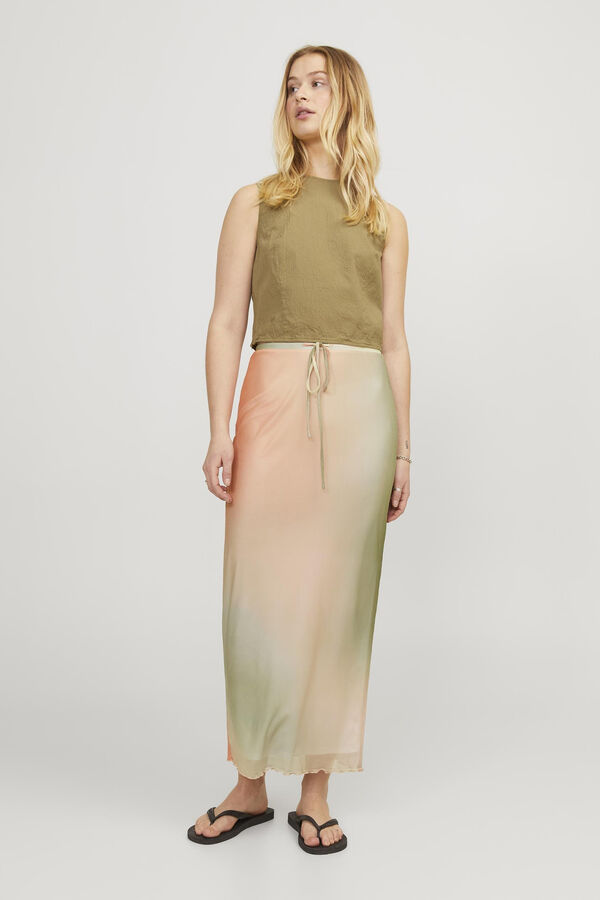 Jack & Jones Saia mesh comprida cru