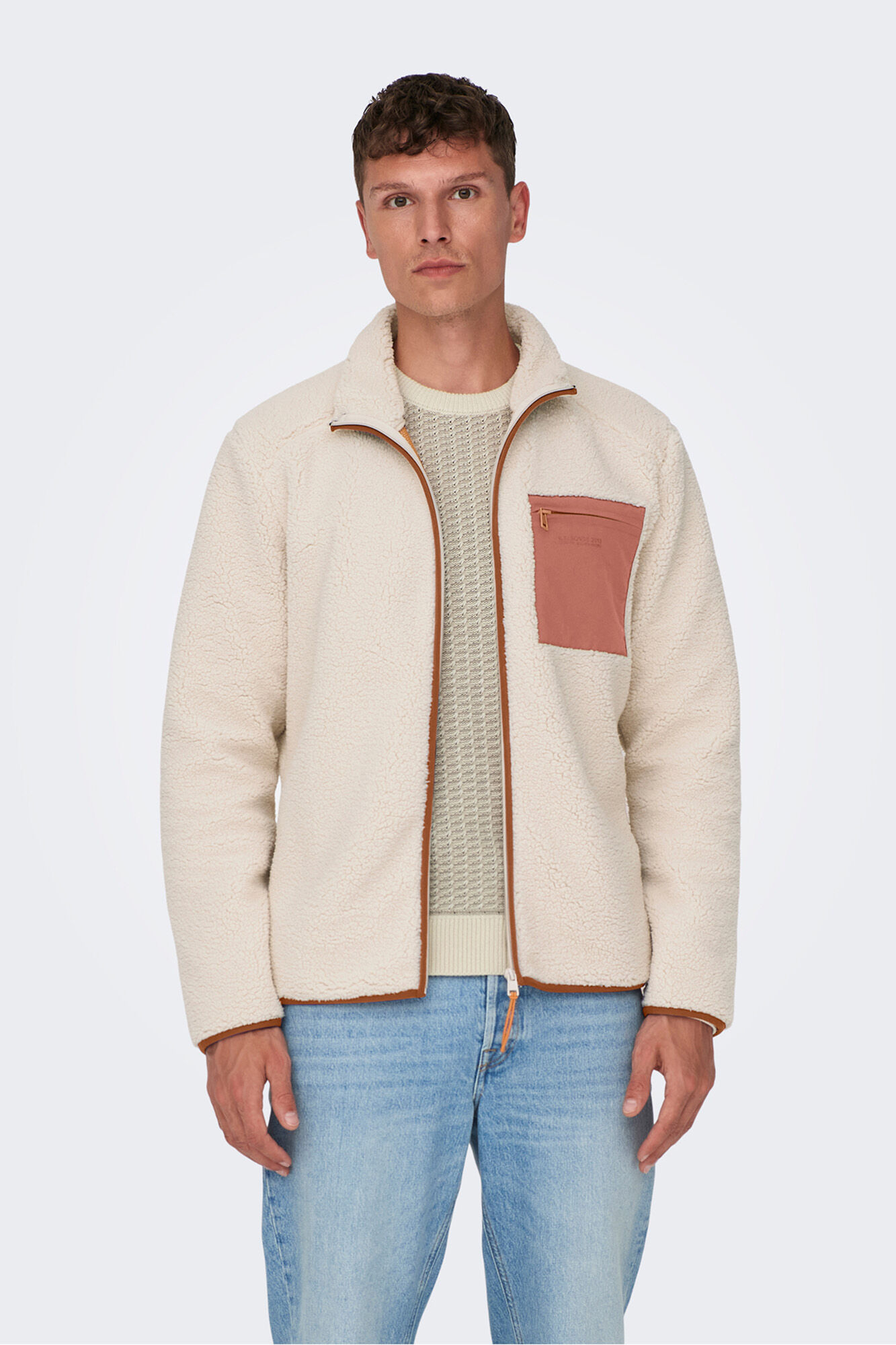 Only & Sons Casaco de borrego