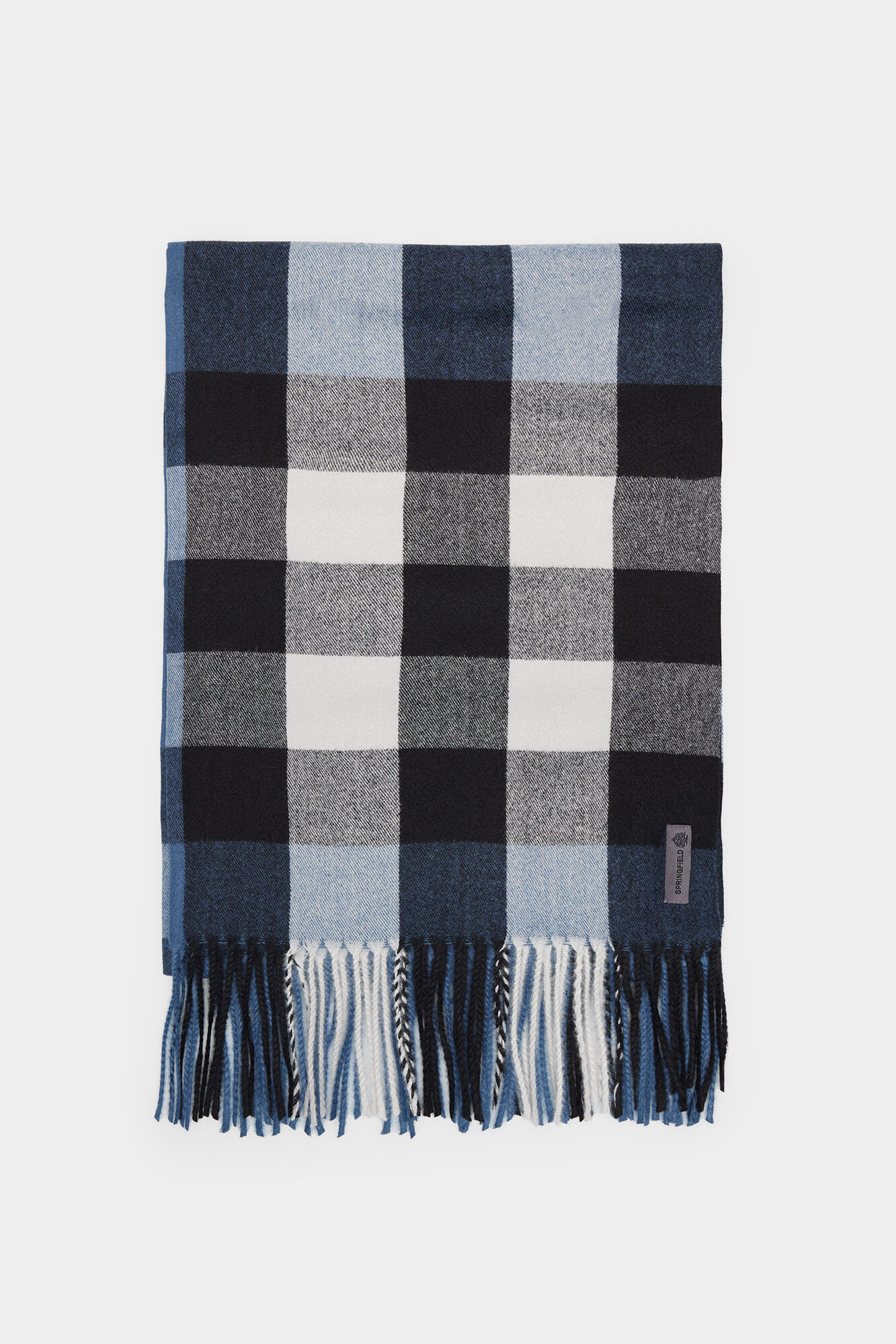 Springfield Cachecol maxi com padr&atilde;o de xadrez