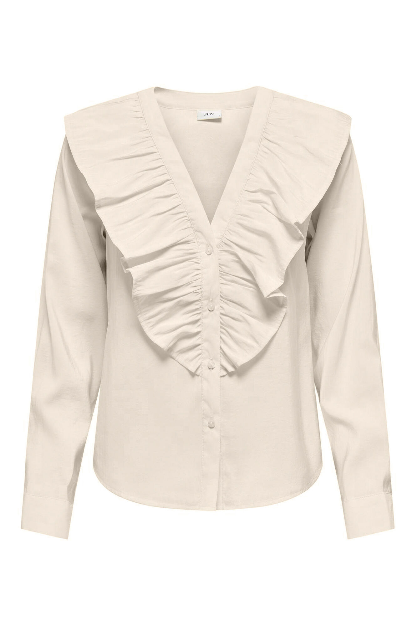 JDY Camisa de manga manga com folho