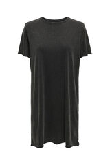 Only Vestido camiseta corto negro