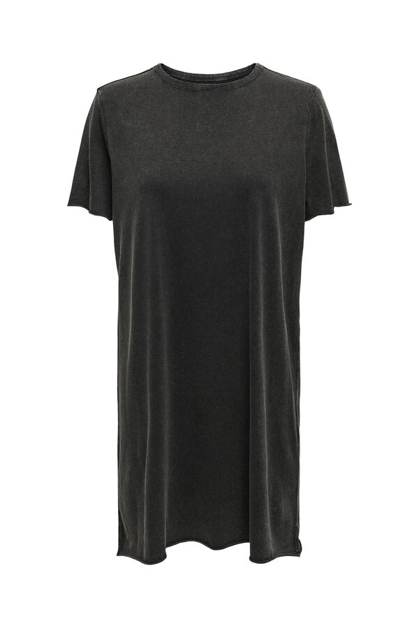 Only Vestido camiseta corto negro