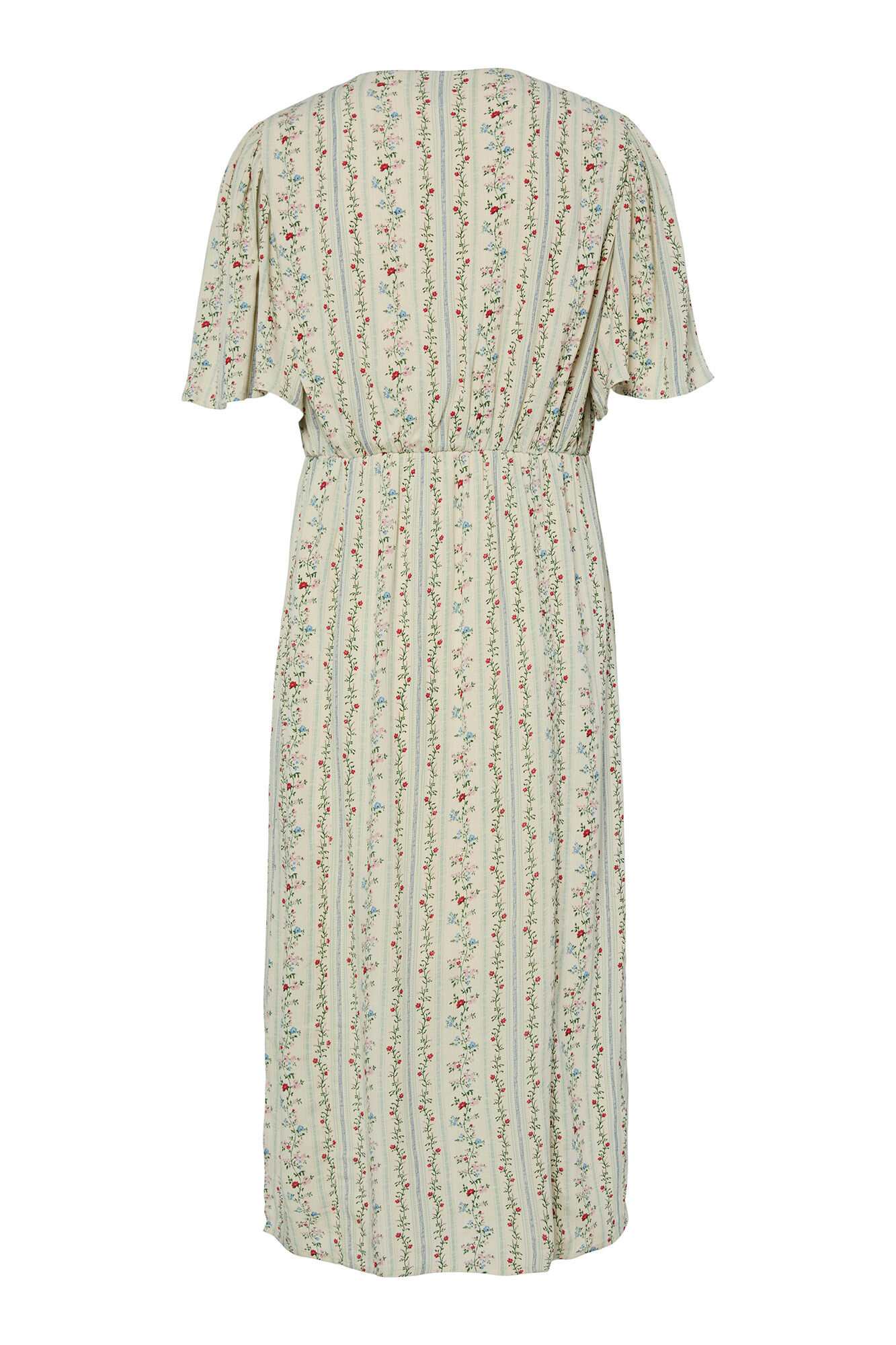 Pieces Vestido midi de flores