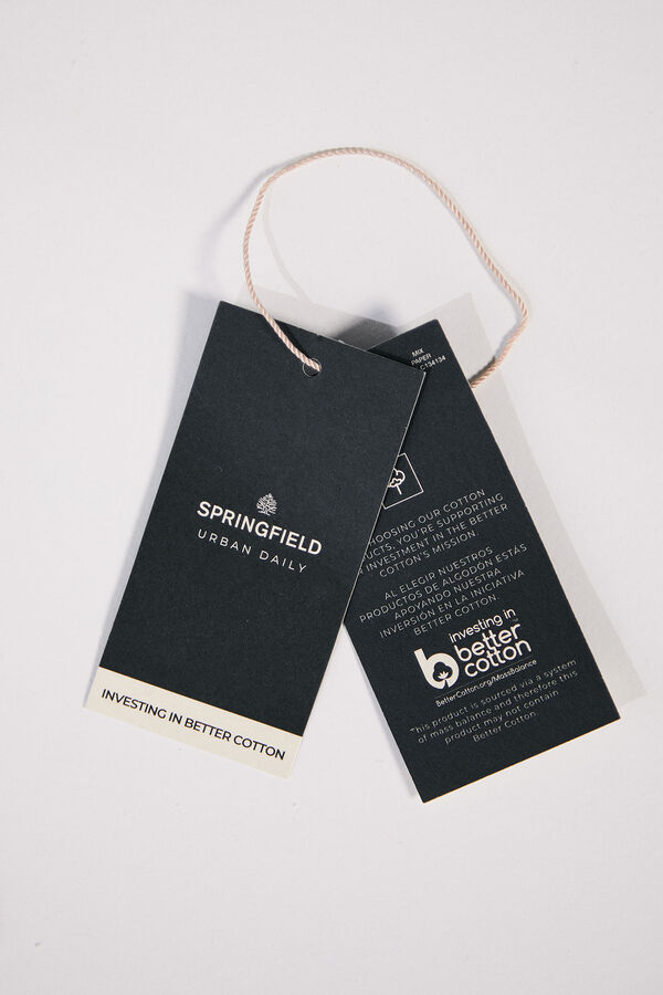 Springfield Camisa de vestir estrutura azul