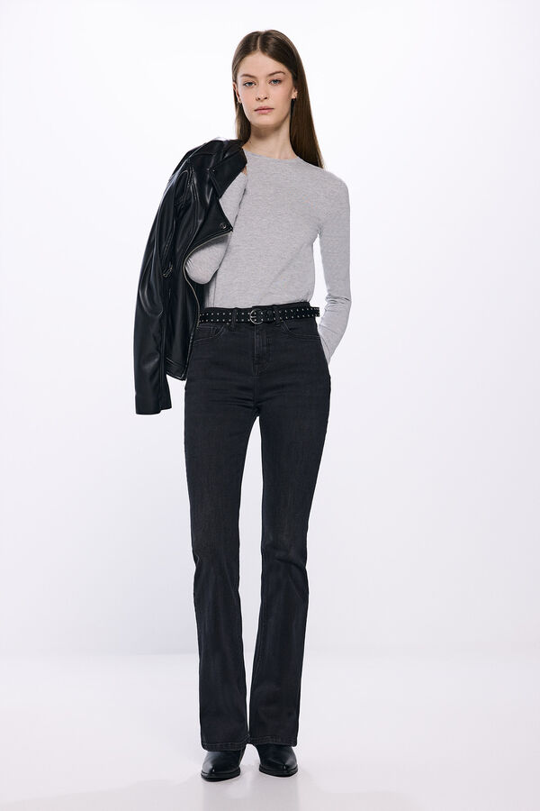 Springfield Jeans bootcut preto