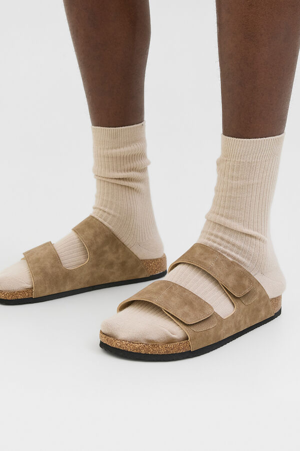 Jack & Jones Sandalias velcro gris