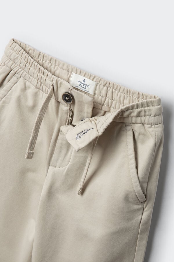 Springfield Kids Pantalon chino ligero ni&ntilde;o beige