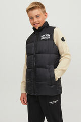 Jack & Jones Junior Colete acolchoado preto