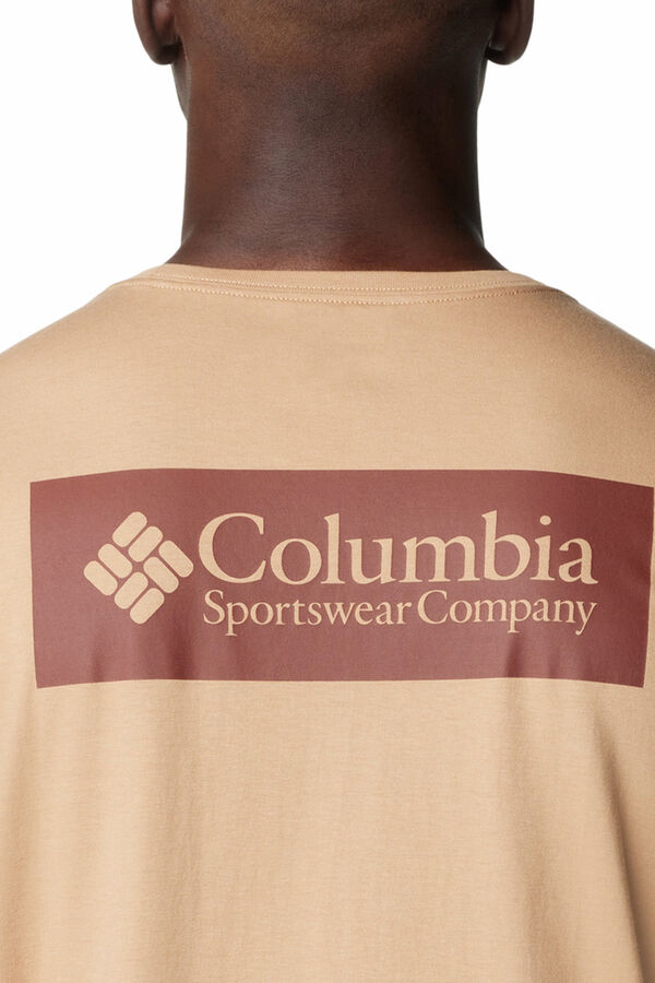 Columbia T-shirt de manga curta Columbia North Cascades&trade; para homem camel