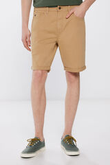Springfield Bermuda ligera color slim fit beige