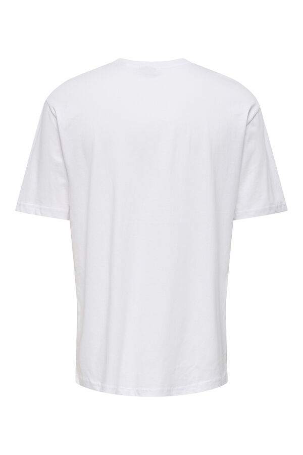 Only & Sons T-shirt de manga curta branco