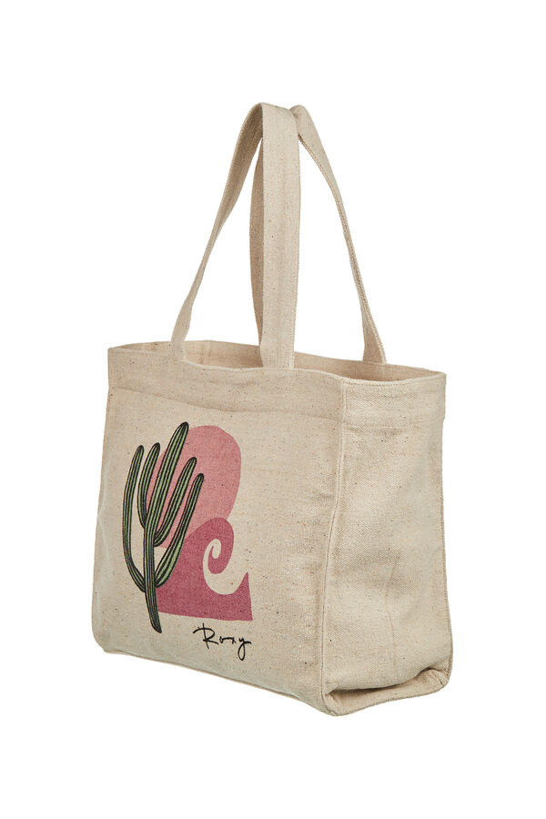 Roxy Drink The Wave - Bolsa de Playa con Asas para Mujer marfil