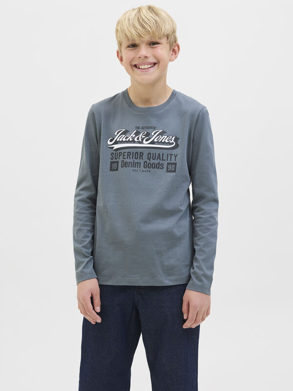 Jack & Jones Junior T-shirt regular fit cinzento