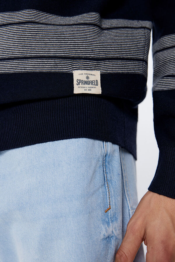 Springfield Jersey rayas color azul