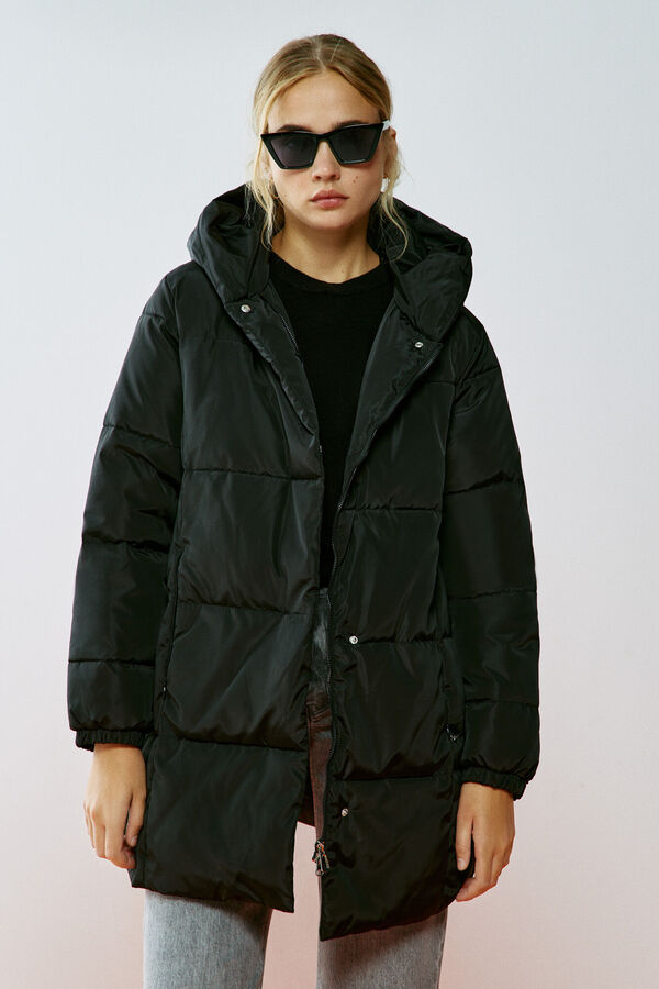 Springfield Abrigo Plumas Repelente al Agua negro