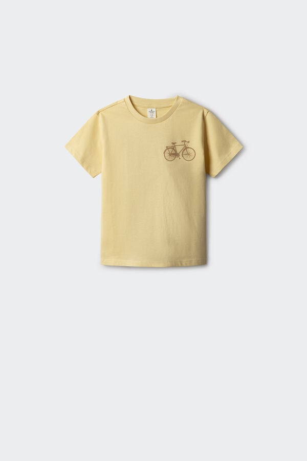 Springfield Kids Camiseta Bici ni&ntilde;o amarillo