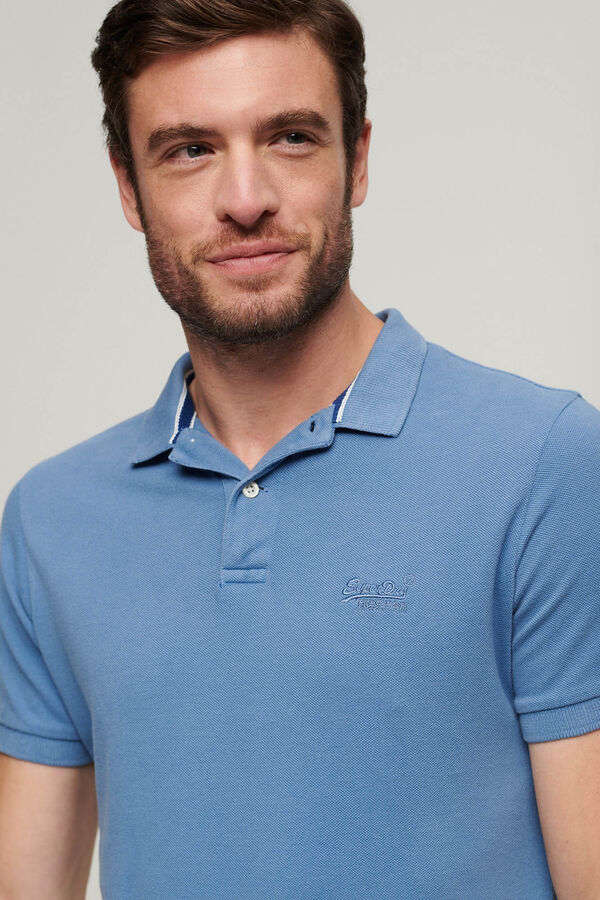 Superdry Polo Destroyed azul