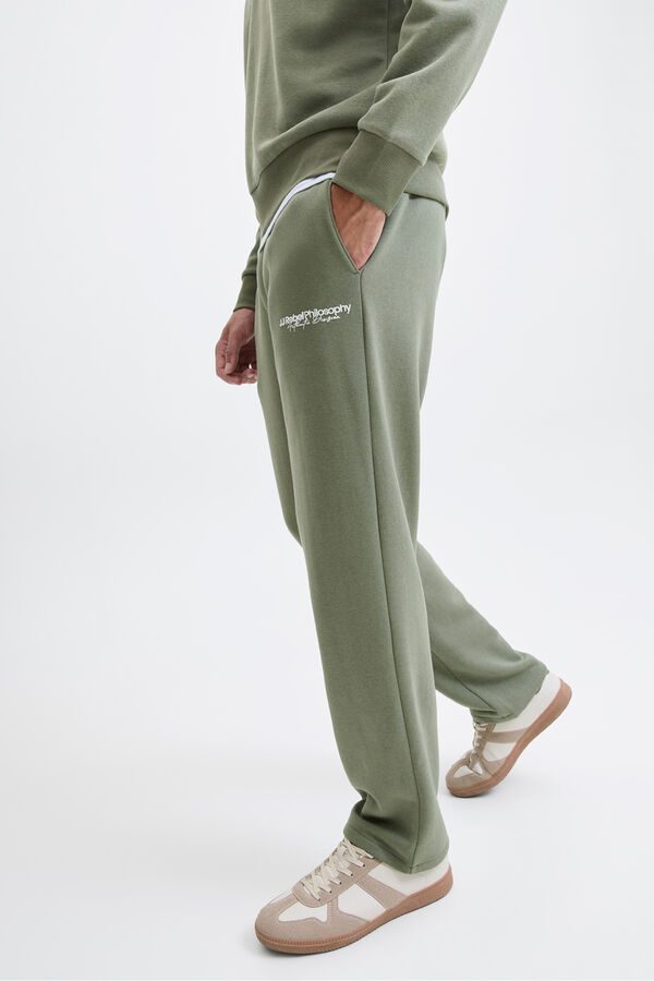 JJ REBEL Pantal&oacute;n regular fit verde