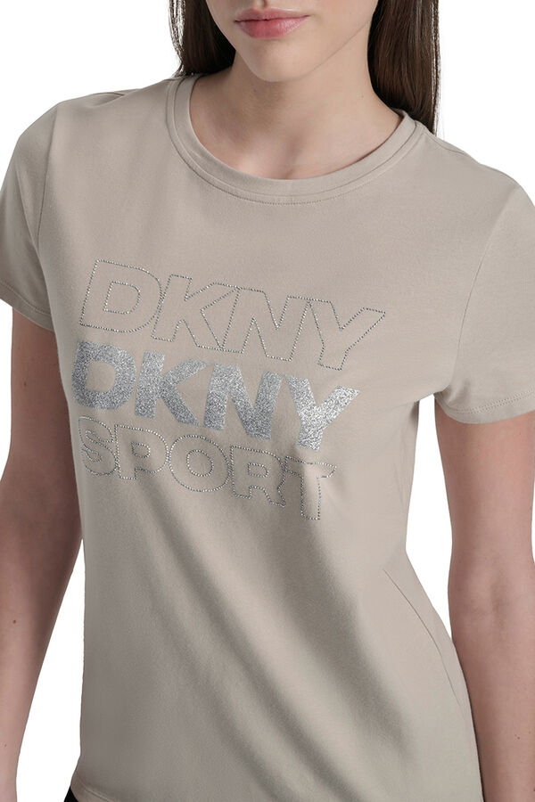 DKNY Camiseta logo dkny kaki