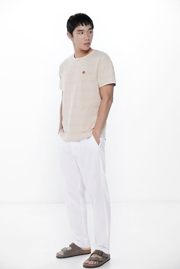 Springfield Camisola manga curta estrutura cru