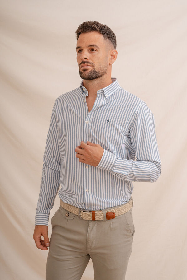Celopman Camisa Oxford azul