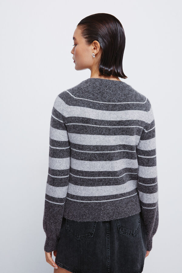 Springfield Jersey rayas lurex gris