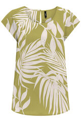 Only Camiseta manga curta regular fit estampado