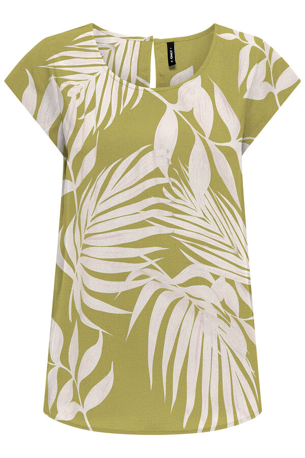 Only Camiseta manga curta regular fit estampado